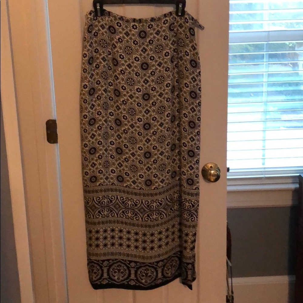 Etcetera silk skirt